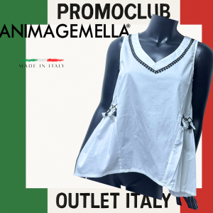 Блуза  Anima Gemella,  97% памук, 3% еластан, размер 40, Италия